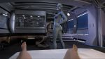 16:9_aspect_ratio 3d areola asari ass breasts commander_shepard liara_t'soni maleshep mass_effect mass_effect_3 niodreth nipples nude pov