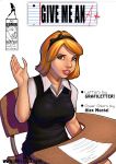 comic cover cover_page give_me_an_a jkrcomix molly_(jkr) professor_ness teacher_and_student teen