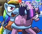 2_girls anus friendship_is_magic hasbro my_little_pony pokehidden pony pussy rainbow_dash twilight_sparkle