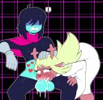  1boy 1girl 2d 2d_(artwork) anthro balls cum cum_in_mouth cum_in_throat deepthroat deltarune digital_media_(artwork) duo erection fellatio female female_anthro hair_over_eyes hand_on_head heart hetero human human/anthro kris_(dark_world_form) kris_(deltarune) male male/female male_human male_kris_(deltarune) mehdrawings noelle_holiday oral orgasm penis reindeer sequence sequential sex straight undertale_(series) video_game_character video_games 