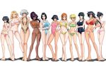  adjusting_hair aqua_swimsuit ass bangs bare_arms bare_legs barefoot big_breasts bikini bikini_bottom black_hair bleach blonde_hair blue_eyes blue_swimsuit blunt_bangs blush bracelet braid breast_suppress breasts butt_crack cleavage covering covering_breasts crossed_arms crossed_legs_(standing) dark_skin erect_nipples everyone feet female front_braid girls glasses green_swimsuit hair_between_eyes hair_ornament hair_ribbon hairclip hand_on_hip hands_on_hips hands_on_own_chest hips impossible_clothing impossible_swimsuit inoue_orihime isane_kotetsu ise_nanao jewelry kagami kagami_(artist) kiyone_kotetsu knees_together_feet_together kotetsu_isane kotetsu_kiyone kuchiki_rukia kurotsuchi_nemu kuukaku_shiba legs light_skin light_smile lineup long_hair looking_back lowleg lowleg_bikini matsumoto_rangiku mizugi mole mound_of_venus multiple_girls nanao_ise navel nemu_kurotsuchi one-piece_swimsuit open_mouth orange_hair orange_swimsuit payot pink_swimsuit ponytail purple_hair rangiku_matsumoto red_swimsuit retsu_unohana ribbon rukia_kuchiki sepia_swimsuit shadow shiba_kuukaku shihouin_yoruichi side-tie_bikini sideboob silver_hair single_braid small_breasts soifon standing striped striped_bikini striped_swimsuit sui-feng swimsuit tattoo thighs toes topless twin_tails underboob unohana_retsu white_swimsuit wink yellow_eyes yoruichi_shihouin 