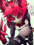  alastor_(hazbin_hotel) angel_dust angel_dust_(hazbin_hotel) hazbin_hotel smile yaoi 