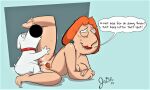 breasts brian_griffin erect_nipples family_guy leg_lift lois_griffin nude pussy_lips shaved_pussy thighs vaginal