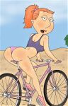 ass bike cartoon_milf crop_top family_guy lois_griffin panties tabbypurrfume thighs