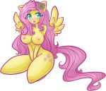 2012 big_breasts blue_eyes blush breasts cute cutie_mark equine female fluttershy fluttershy_(mlp) friendship_is_magic hair horse long_hair my_little_pony open_mouth pegasus pink_hair pony solo tehbuttercookie wings