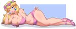 1girl big_breasts bikini breasts draw_me_like_one_of_your_french_girls female_only huge_breasts looking_at_viewer mario_(series) princess_peach seductive seductive_look seductive_pose seductive_smile sexy sexy_body sexy_breasts sexy_pose simmsy thick_thighs wide_hips