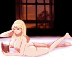 bobcheez dat_ass fairy_tail lucy_heartfilia nipples nude reading tagme