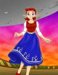 anju majora's_mask nintendo pointy_ears red_hair the_legend_of_zelda