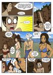 ass avatar:_the_last_airbender bikini blush breasts comic katara mattwilson83 princess_yue sokka sokka_shots suki ty_lee