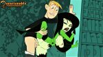 breasts erect_nipples erection kim_possible leg_lift ron_stoppable shaved_pussy shego torn_clothes vaginal