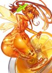  arm_support ass back bangle bangs bee bee_girl bent_over bow bracelet breasts brown_eyes brown_hair cameltoe chestnut_mouth chikokuma dimples_of_venus dripping fairy female food from_behind fruit girl_in_food goo_girl hair_bow hair_intakes hair_ornament hand_on_hip hentai hips honey horizontal_stripes in_container in_food insect_girl insect_wings jewelry lemon lemon_slice long_hair looking_at_viewer looking_back minigirl monster_girl nipples open_mouth orange_eyes orange_hair orange_skin orange_slime original panties pointy_ears ponytail see-through sideboob simple_background slime_girl slime_monster slimegirl small_breasts solo striped striped_legwear striped_panties striped_thighhighs thighhighs topless transparent underwear underwear_only wasp_waist wet wet_clothes wet_panties white_background wide_hips wings 