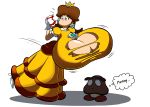princess daisy from nintendo by blacksen