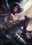 mikasa ackerman from shingeki no kyojin by axsens