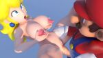  3d 3d_(artwork) big_ass big_breasts big_penis infinit_eclipse princess_peach super_mario super_mario_bros. 