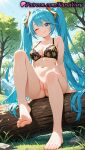 1girl 1girl 1girls 2025 ai ai_assisted ai_generated anime anime_style anus anus aqua_hair arm_support asian bangs bare_arms bare_legs bare_shoulders barefoot big_breasts big_breasts black_bra blue_eyes blue_hair blue_sky blush bottomless bra breasts bust caucasian cleavage cleft_of_venus closed_mouth collarbone day feet female_focus female_only floral_print foot_fetish foot_focus full_body grass hair_ornament hentai high_quality high_res high_res high_resolution knee_up league_of_legends league_of_legends:_wild_rift legs log long_hair looking_at_viewer medium_breasts natsuyoru navel non-asian one_eye_closed outside paipan pale_skin patreon presenting_foot print_bra pussy pussy riot_games rock shaved_vagina sitting sky smile soles solo_female sona_buvelle spread_toes stable_diffusion stomach sunlight thighs toenails toes tongue tongue_out tree tree_stump twin_tails uncensored underwear underwear_only very_long_hair voluptuous voluptuous_female