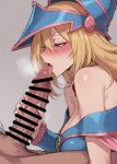 1boy 1girl ai_generated big_breasts blush breasts dark_magician_girl duel_monster fellatio fellatio licking licking_penis open_mouth oral oral_sex stable_diffusion steam steamy_breath tongue tongue_out underdog454545 yu-gi-oh!