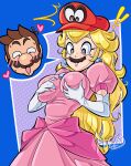 artist_name breast_grope breast_squeeze cappy_(mario) hoezayburger mario mario_(series) nintendo possession princess_peach sexual_assault signature super_mario_odyssey