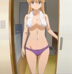 high_res kiryuu_yuuzuki kissxsis screencap topless towel