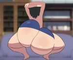 1girl ass ass ass_focus big_ass big_ass clapping_cheeks gif gif oc original_character phat_ass twerking