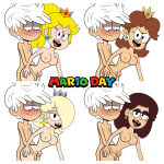 aged_up collage crossover lincoln_loud mar10_day pauline princess_daisy princess_peach rosalina rosalina super_mario_bros. the_loud_house