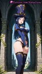 1girl 1girl 1girls 2025 ahegao ai ai_assisted ai_generated anime anime_style arcane arcane_caitlyn artist_name bangs big_breasts big_breasts black_panties blue_eyes blue_hair blue_headwear blue_panties blue_thighhighs blush breasts bust caitlyn_(league_of_legends) caitlyn_kiramman castle cleavage cleavage_cutout clothing corset dark_blue_hair day eyewear_on_headwear feet_out_of_frame female_focus female_only goggles goggles_on_head goggles_on_headwear hat hentai high_quality high_res high_res high_resolution juliet_sleeves lace lace-trimmed_panties lace_trim league_of_legends league_of_legends:_wild_rift long_hair long_sleeves looking_at_viewer medium_breasts nail_polish natsuyoru no_pants open_mouth outside own_hands_together panties panties parted_bangs patreon plant puffy_long_sleeves puffy_sleeves riot_games rolling_eyes shiny shiny_skin shirt solo_female stable_diffusion standing stockings thighs tongue tongue_out top_hat underwear v_arms voluptuous voluptuous_female