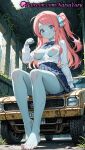 1girl 1girls 2025 ahoge ai ai_assisted ai_generated anime anime_style asian bangs bare_legs barefoot big_breasts big_breasts blouse blue_bow blue_bowtie blue_eyes blue_skin blue_skirt blush bow bowtie breasts breasts_apart breasts_out breasts_outside broken_window bust car cleft_of_venus closed_mouth collared_shirt colored_skin day feet female_focus female_only foot_fetish full_body grey_skin ground_vehicle hair_bow hair_ribbon hentai high-waist_skirt high_quality high_res high_res high_resolution indoors legs licking_lips long_hair long_sleeves looking_at_viewer medium_breasts minamoto_sakura miniskirt motor_vehicle natsuyoru nipples nipples_outside no_bra no_panties no_shoes non-asian on_vehicle one_side_up open_clothes open_shirt outside overgrown pale_skin panties patreon paw_pose pink_hair plant pleated_skirt polka_dot polka_dot_bow polka_dot_ribbon pussy pussy red_hair ribbon ruins scar scar_on_face scar_on_forehead school_uniform shirt side_ponytail sitting skirt smile solo_female stable_diffusion striped_bowtie thighs toenail_polish toenails toes tongue tongue_out unbuttoned uncensored_nipples underwear voluptuous voluptuous_female white_panties white_shirt zombie zombie_land_saga