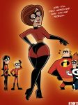  boots cosplay crossover danny_fenton danny_phantom dash_parr dlt elastigirl funny gloves halloween jack_fenton jasmine_fenton looking_back looking_down madeline_fenton milf mr._incredible syndrome the_incredibles violet_parr vlad_masters 