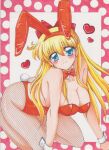 1990s_(style) absurd_res alluring animal_ears big_breasts bishoujo_senshi_sailor_moon blonde_hair cute detached_collar fake_animal_ears high_res insanely_hot long_hair minako_aino playboy_bunny rabbit_ears rascal_(n119) retro_artstyle sailor_venus wrist_cuffs