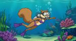 1girl ai_generated anthro bikini breasts bubbles cleavage diving female fins flippers furry jacobsantos30 mask navel nickelodeon ocean purple_bikini purple_swimsuit regulator rodent sandy_cheeks scuba scuba_gear scuba_mask scuba_tank sea small_breasts solo spongebob_squarepants squirrel swimming swimming_fins swimsuit tree_squirrel underwater water