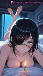 1girl 1girl 1girls 2025 ai ai_assisted ai_generated anime anime_style asian ass ass bangs barefoot bed bed_sheet bedroom big_breasts big_breasts black_hair blanket blue_eyes blush breast_press breasts bust candle chainsaw_man cleavage collarbone completely_nude crossed_ankles crossed_legs curtains eyepatch feet feet_up female_focus female_only fire foot_fetish foreshortening grin hair_over_one_eye hentai high_quality high_res high_res high_resolution himeno_(chainsaw_man) holding indoors juicy_butt legs light-skinned_female long_hair looking_at_viewer lying medium_breasts naked_sheet natsuyoru night nude nude_female on_bed on_stomach patreon shiny shiny_skin smile soles solo_female stable_diffusion teeth the_pose thighs toes under_covers voluptuous voluptuous_female window