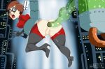 1girl anal disney elastigirl female female_only hamedori helen_parr milf pixar pussy pussy_juice the_incredibles torn_clothes