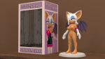 3d bat_wings completely_nude completely_nude_female dollification furry gloves latinkaixa nude nude_female rouge_the_bat sega sonic_the_hedgehog_(series) white_gloves wings