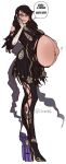 bayonetta bayonetta_(character) black_hair clone66 pregnant