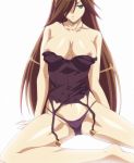 big_breasts breasts female high_res nipples nyx panties queen's_blade sitting solo spread_legs underwear