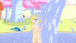 adventure_time blonde blonde_hair finn_the_human flaccid flaccid_penis foreskin hot_dog_princess mole_(artist) nude pale_skin penis pubic_hair skinny small_penis uncut white_penis white_skin