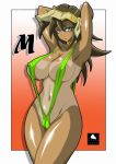 breasts dark_skin mana mana_(yugioh) mana_(yuu-gi-ou) sling_bikini tan_line yu-gi-oh! yuu-gi-ou