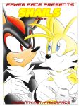 anal doujin fakerface_(artist) foreskin fox hedgehog miles_"tails"_prower oral shadow_the_hedgehog shails uncut