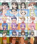  ahoge ana_coppola angry aviators azumanga_daioh azumanga_daiou bald baseball_cap bill_dauterive blonde_hair blue_eyes blush bow brown_eyes chart clannad collared_shirt dale_gribble english english_text female frown fujibayashi_kyou furukawa_nagisa glasses hair_accessory hair_ornament hair_tie hairband hank_hill hat hidamari_sketch hiiragi_kagami hiiragi_tsukasa hiro ibuki_fuuko ichigo_marshmallow ichigo_mashimaro itou_chika izumi_konata jeff_boomhauer kagura kasuga_ayumu king_of_the_hill koyomi_mizuhara long_hair looking_at_viewer lucky_star male matsuoka_miu megane mihama_chiyo miyako mizuhara_koyomi neck_tie necktie pigtails pointing purple_eyes sae sakagami_tomoyo sakuragi_matsuri school_uniform screen_capture screencap shirt short_hair smile takara_miyuki takino_tomo text truth twin_tails twintails vest wink yellow_eyes yuno_(mioalice) 