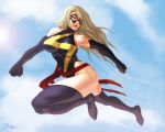  2011 avengers blonde_hair breasts carol_danvers female long_hair marvel ms._marvel solo tagme 