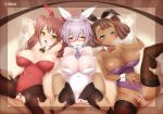 3boys 3girls alternative_bust_size animal_ears aqua_eyes asahina_mikuru ayukawa_miyuki azuki_miho bad_id bad_pixiv_id bakuman basquash! big_breasts blue_eyes blush breasts brown_hair bunny_ears bunny_girl bunnysuit censored clothing crossover dark-skinned_female dark_skin decensor_request dougan_calpis_con fat_mons female functionally_nude green_eyes group group_sex hetero huge_breasts leotard_aside light-skinned light-skinned_female long_hair male miyuki_ayukawa multiple_boys multiple_girls multiple_penises nagato_yuki nakadashi navel necktie nipples official_alternate_costume open_mouth orange_eyes orgy pantyhose penis pink_nipples playboy_bunny purple_hair sekihan semen sex shiny shiny_skin short_hair smile suzumiya_haruhi_no_yuuutsu thighhighs torn_clothes torn_legwear torn_pantyhose vagina vaginal very_dark_skin wallpaper yellow_eyes