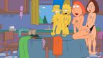 bouncing_breasts breasts doggy_position family_guy gif glasses incest lisa_simpson lois_griffin marge_simpson meg_griffin milf mother_&_daughter mother_and_daughter nipples shaved_pussy strap-on taken_from_behind the_simpsons thighs