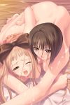 2_girls ayano_nakakouji bed blonde_hair bow brown_eyes brown_hair cry cum facial fingering genmukan genmukan:_aiyoku_to_ryoujoku_no_inzai hair hair_bow high_res highres kaoru_tanimura long_hair multiple_girls nakakouji_ayano nude one_eye_closed open_mouth sex short_hair taka_tony taka_tony_(artist) takayuki_tanaka takayuki_tanaka_(artist) tanaka_takayuki tanaka_takayuki_(artist) tanimura_kaoru tony_taka tony_taka_(artist) uncensored vaginal wink yuri