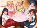 1024x768 5_girls 5girls adult aino_minako ami_mizuno apron bishoujo_senshi_sailor_moon black_hair blonde_hair blue_eyes blue_hair blush bow breasts brown_hair collarbone couch cum_request denim dress glasses green_eyes hair_bobbles hair_bow hair_ornament hino_rei huge_breasts japanese_clothes jeans kimono kino_makoto labcoat large_breasts long_hair makoto_kino mario_(artist) miko minako_aino mizuno_ami multiple_girls nipples older open_mouth pants pink_dress plump ponytail purple_eyes rei_hino sailor_mercury sailor_moon_(series) shirt short_hair shorts sitting smile table tank_top team-tanabe tsukino_usagi twintails uncensored usagi_tsukino wallpaper white_shirt