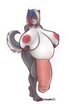 big_penis furry futanari intersex mess1ah_(artist) original penis pregnant purgy