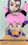 blender dc_comics futanari jinx nipples raven_(dc) slenderrender starfire tagme teen_titans