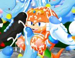 chao cum dark_chao furry hero_chao nipples sega slickehedge sonic_adventure sonic_the_hedgehog_(series) tagme tikal_the_echidna