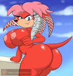  1girl ass dat_ass digitaldomain123 lien-da nude sega sonic_(series) 