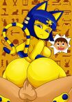  1boy 1girl absurd_res animal_crossing ankha_(animal_crossing) anthro areola ass balls bangs big_ass big_breasts blue_eyes blue_nipples blue_pawpads bodily_fluids boner breasts bubble_ass bubble_butt cowgirl_position curvy_figure domestic_cat duo egyptian erect_nipples erection felid feline felis from_front_position furry genital_fluids genitals girl_on_top hieroglyphics high_res human kneel looking_back looking_down looking_pleasured male/female mammal nintendo nipples nude on_bottom on_top pawpads penetration penis penis_in_pussy pussy_juice pussy_juice_drip pussy_juice_on_penis rear_view riding sex sexy sexy_ass sexy_body sexy_breasts smelly_ass smelly_pussy solo_focus sonson-sensei spread_legs spreading thick_thighs tight_pussy vaginal vaginal_juice_drip vaginal_juices vaginal_penetration vaginal_sex video_games villager_(animal_crossing) voluptuous wide_hips 