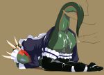 argonian lifts-her-tail lusty_argonian_maid morrowind oblivion stockings the_elder_scrolls