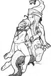  ezel_berbier final_fantasy final_fantasy_tactics_advance marche marche_radiuju monochrome 